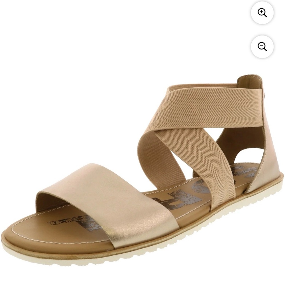 Sorel Ella sandals. Gold, sz 9